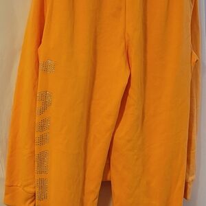 Victoria's Secret Blinged Orange Sweatsuit